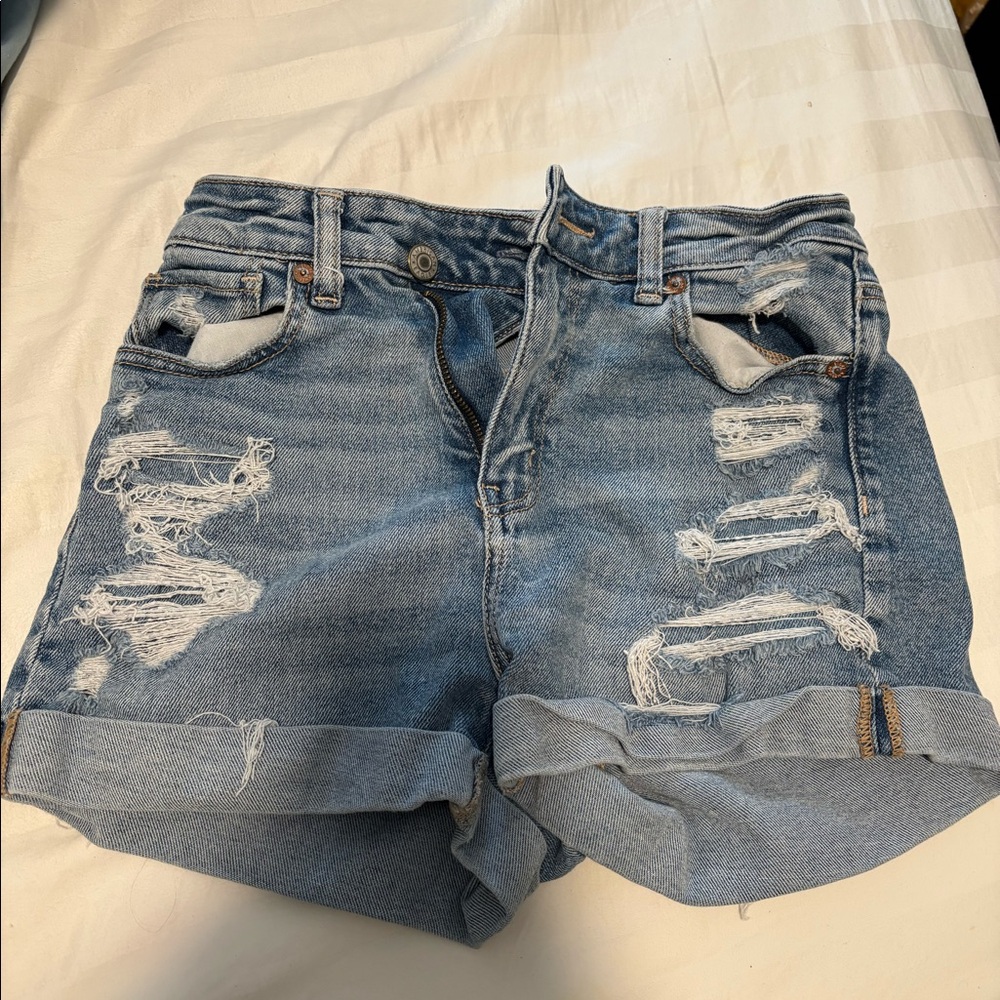 American Eagle Jean Shorts size 0
